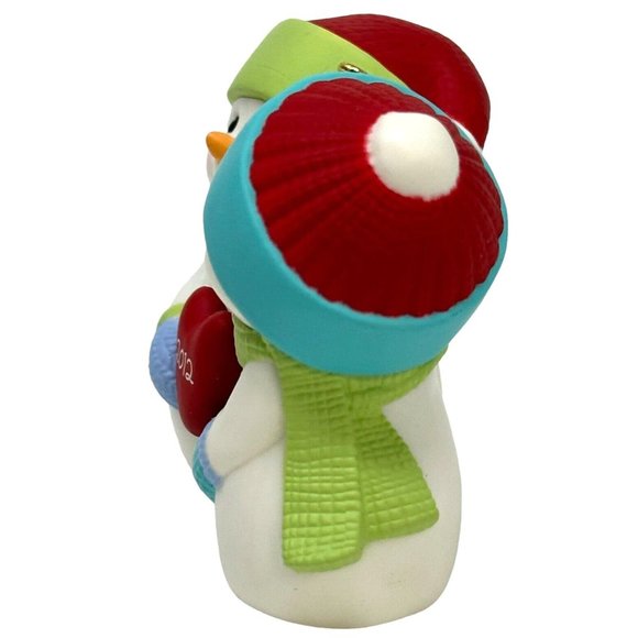 Hallmark Keepsake Ornament Snow in Love Personalize Stickers Snowmen 2012 - Picture 3 of 11